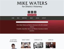 Tablet Screenshot of electmikewaters.com